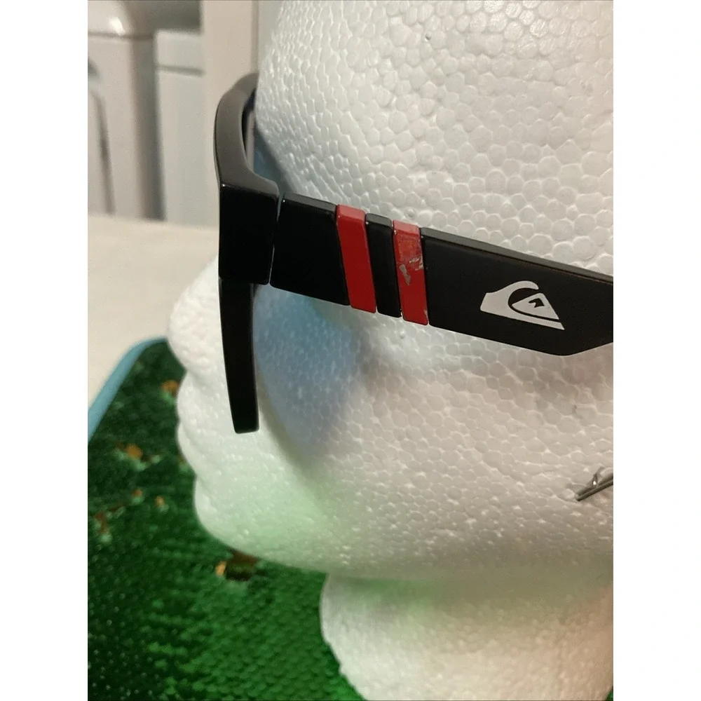 Men's sunglasses Quicksilver SCIFI Shield mirror Polarized UV400 Orange‎ Red